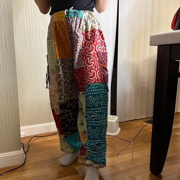 NWOT Elephant pants - multicolored - Picture 1 of 4
